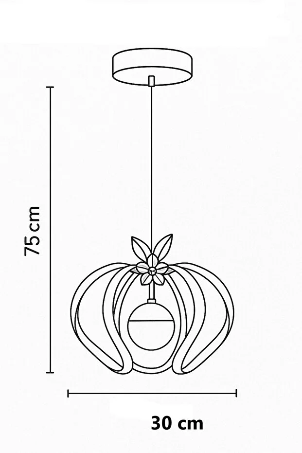 Bigiee Ledli Üç Renk Gold Lüx Modern Led Avize